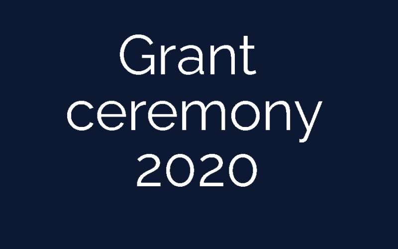 Grants presentation 2020
